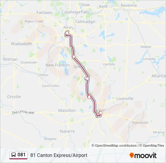 081 Bus Line Map