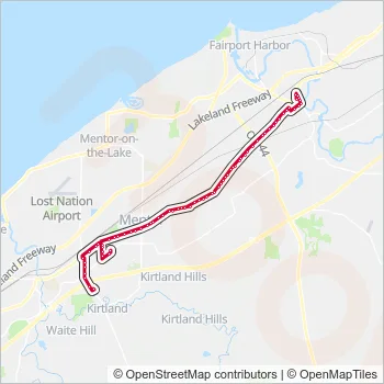 1 Bus Line Map
