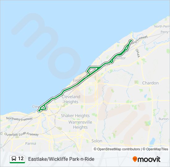 12 Bus Line Map