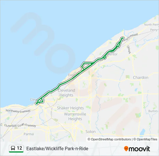 12 Bus Line Map