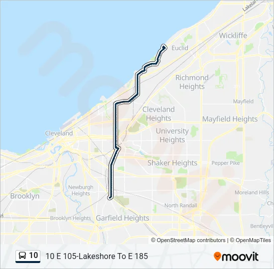 10 Bus Line Map