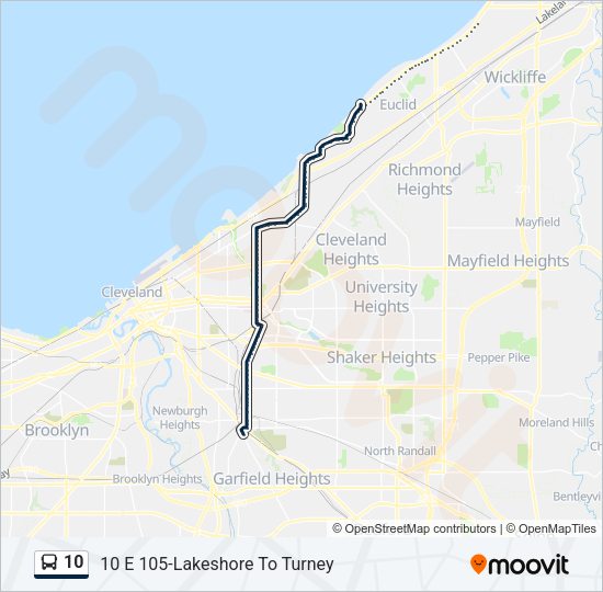 10 Bus Line Map