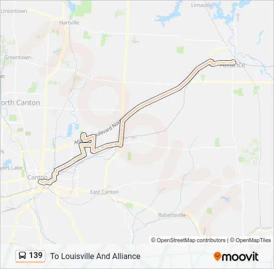 139 Bus Line Map