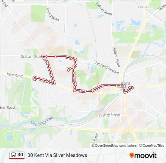 30 Bus Line Map