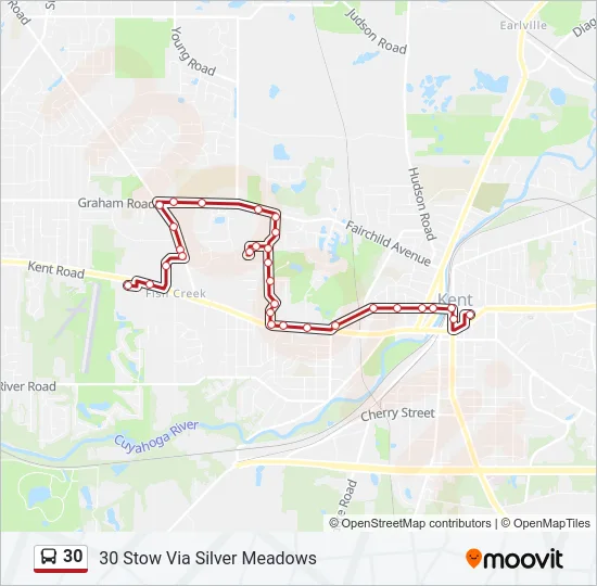 30 Bus Line Map