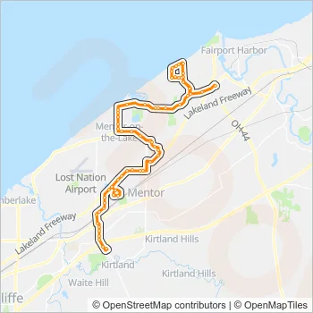 8 Bus Line Map