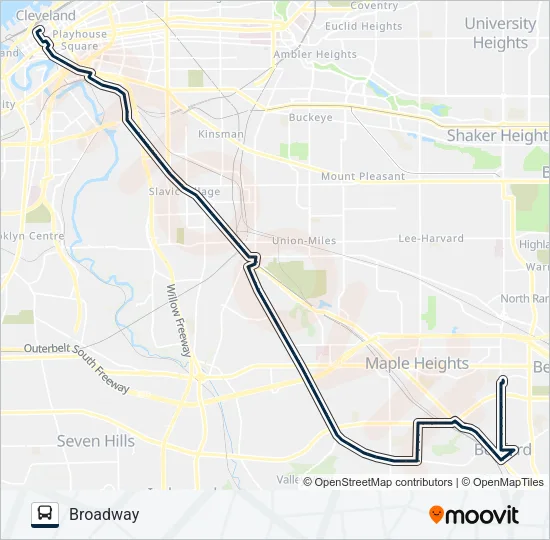 19-19A-19B Bus Line Map