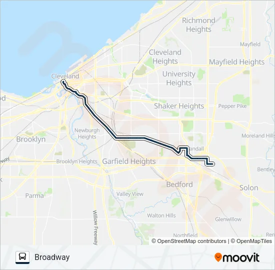 19-19A-19B Bus Line Map