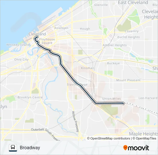 19-19A-19B Bus Line Map