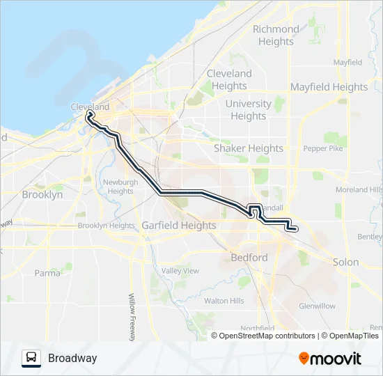 19-19A-19B Bus Line Map