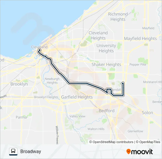 19-19A-19B Bus Line Map