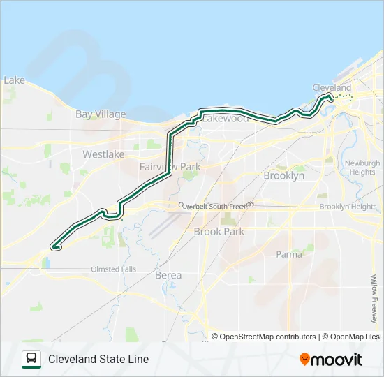 55-55B-55C Bus Line Map