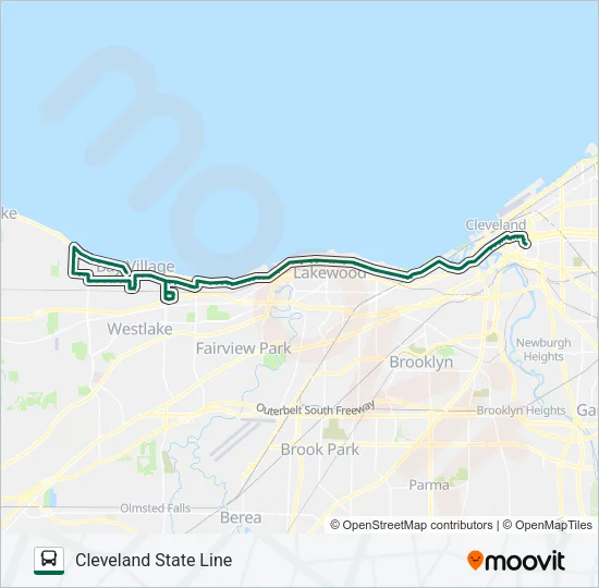 55-55B-55C Bus Line Map