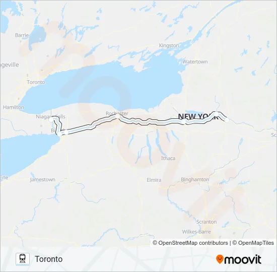 MAPLE LEAF Train Line Map