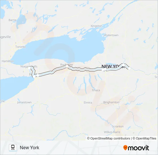 MAPLE LEAF Train Line Map