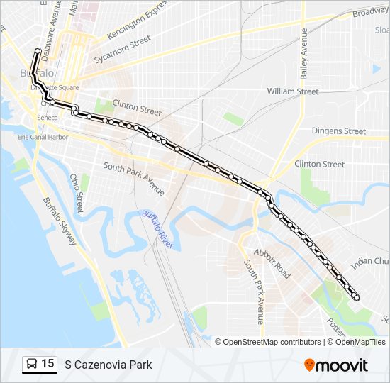 15 bus Line Map