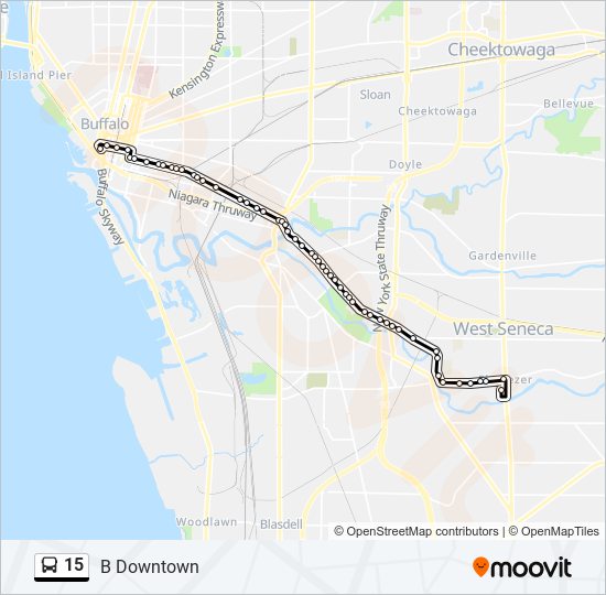 15 bus Line Map