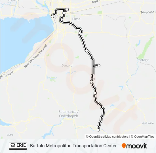 ERIE  Line Map