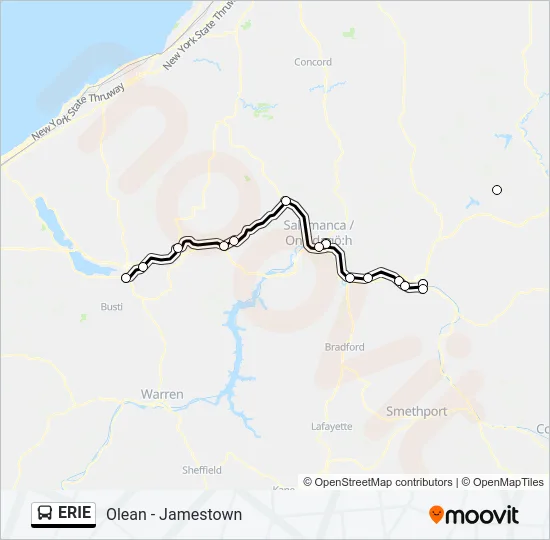 ERIE  Line Map