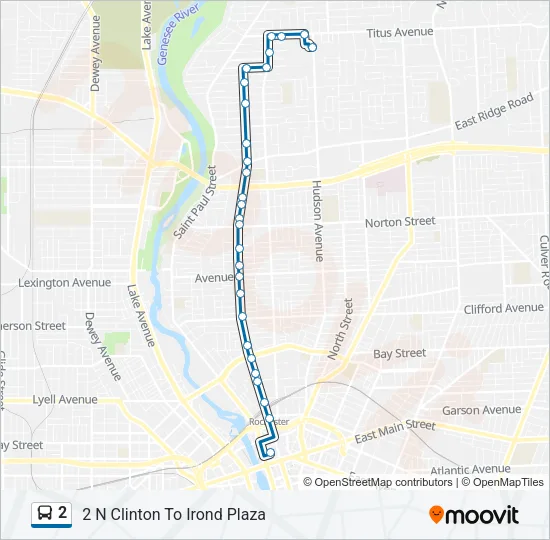 2 Bus Line Map