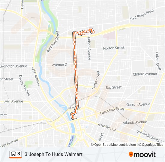 3 bus Line Map