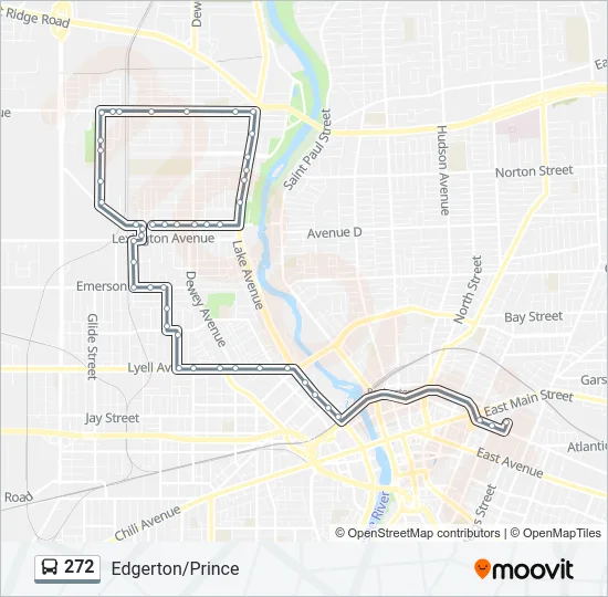 272 Bus Line Map
