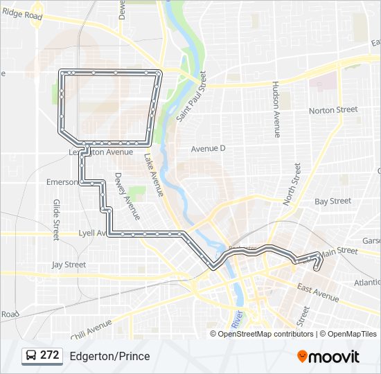 272 bus Line Map