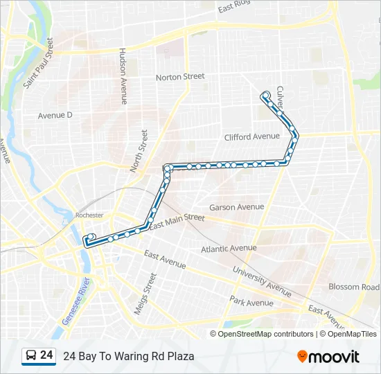 24 Bus Line Map