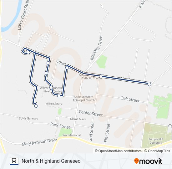 CAMPUS LOCAL Bus Line Map