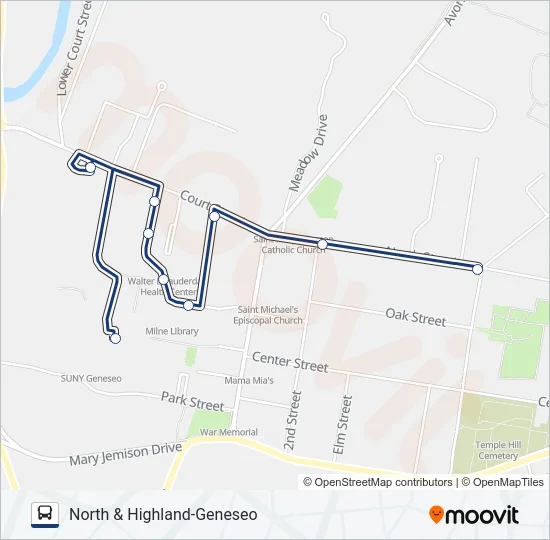 CAMPUS LOCAL Bus Line Map