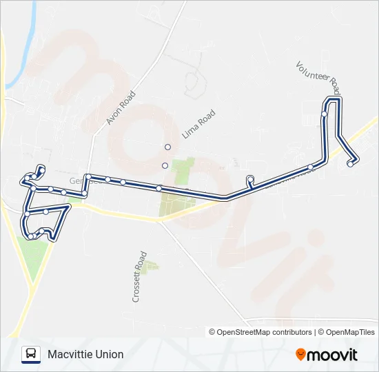 CAMPUS LOCAL Bus Line Map