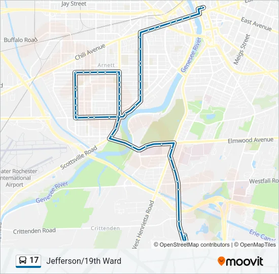 17 Bus Line Map
