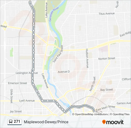 271 Bus Line Map
