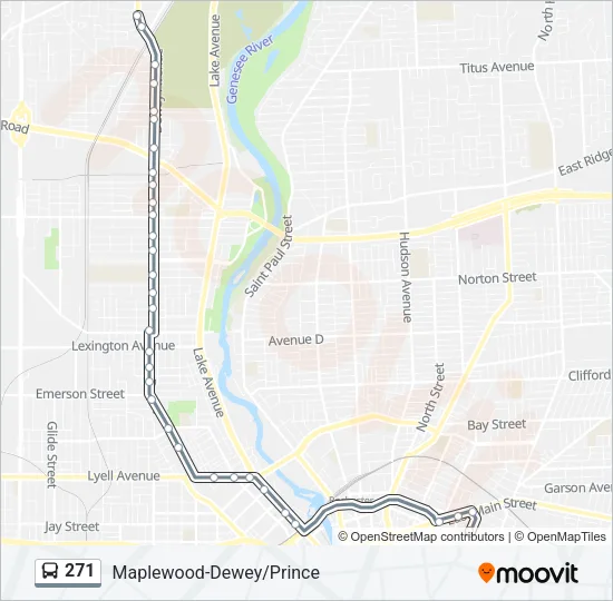 271 Bus Line Map