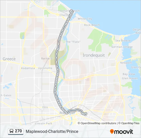 270 Bus Line Map