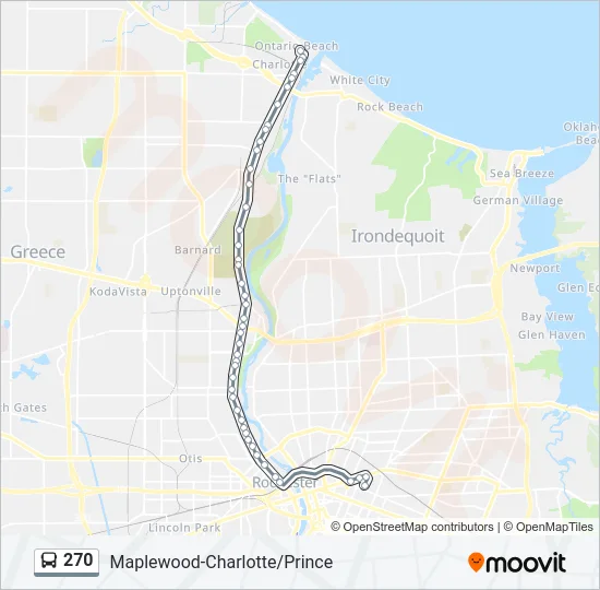 270 Bus Line Map