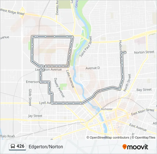 426 Bus Line Map