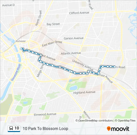 10 Bus Line Map