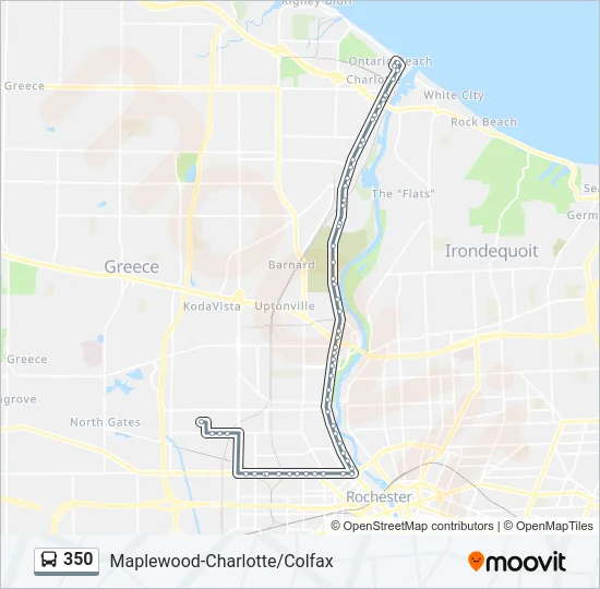350 Bus Line Map