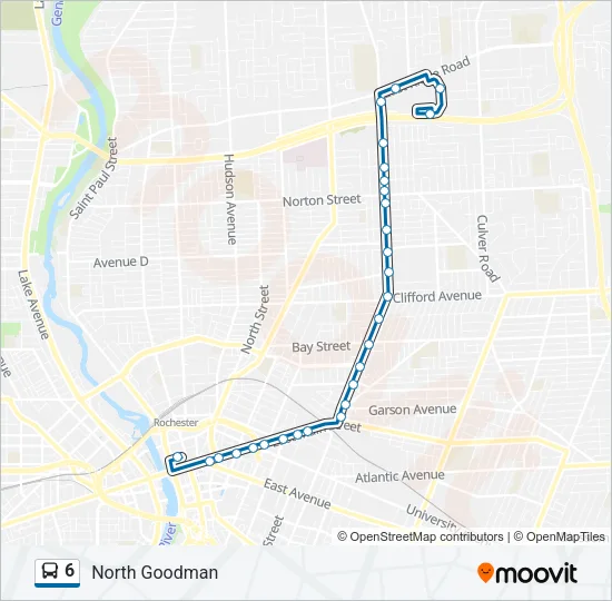 6 Bus Line Map