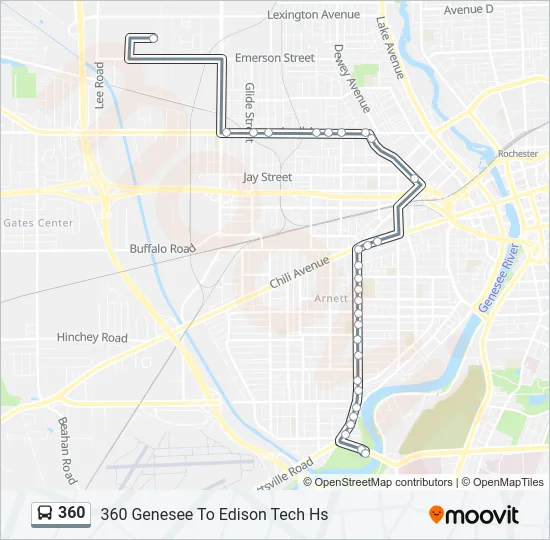 360 Bus Line Map