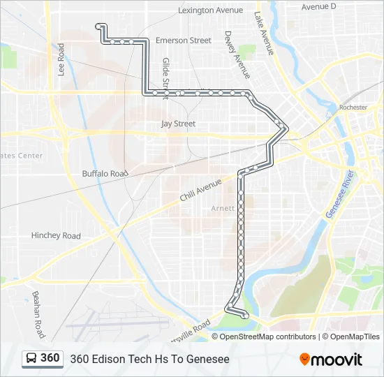 360 Bus Line Map