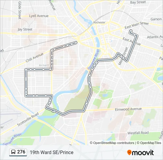 276 Bus Line Map
