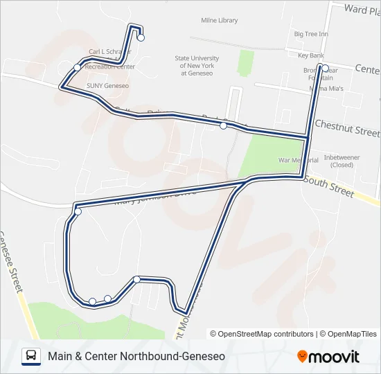 KNIGHT EXPRESS Bus Line Map