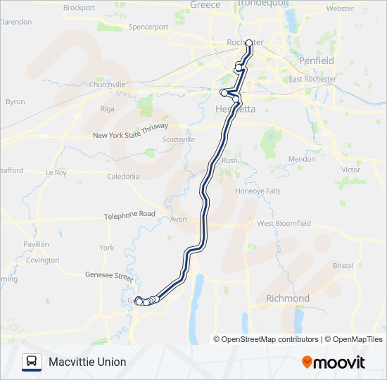 ROCHESTER Bus Line Map