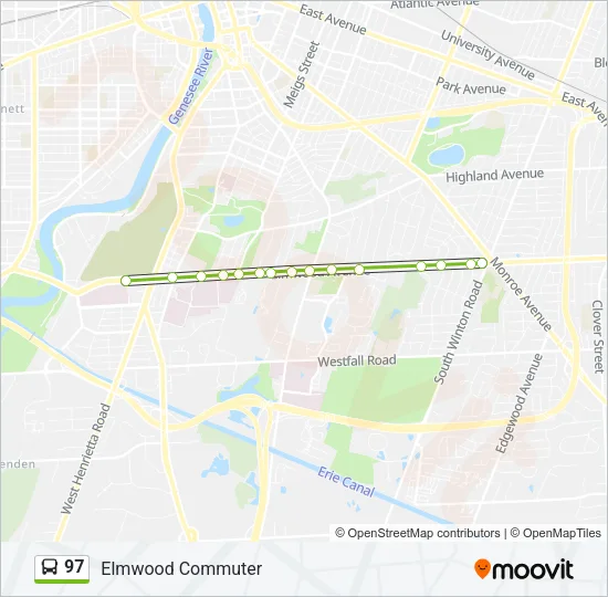 97 Bus Line Map