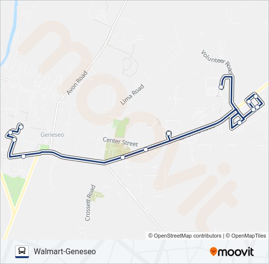 EXPRESS SHOPPER Bus Line Map