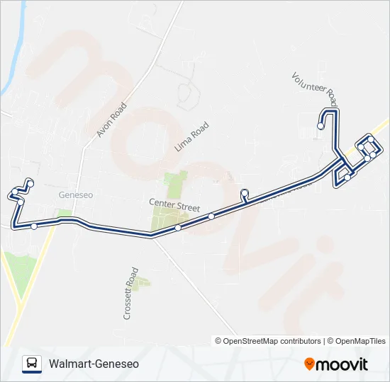 EXPRESS SHOPPER Bus Line Map