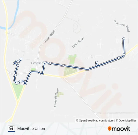 EXPRESS SHOPPER Bus Line Map