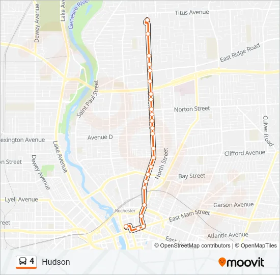 4 Bus Line Map